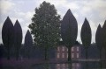 the mysterious barricades 1961 Rene Magritte